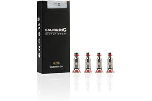 Uwell Caliburn G Coil - Paquete de 4 bobinas [1,0 ohm] sin nicotina compatible con el sistema Caliburn Koko Prime y Uwell Caliburn G Pod