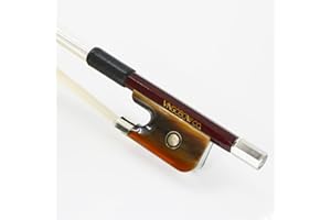 VINGOBOW ¡Nuevo arco para violonchelo Pernambuco tamaño 4/4! Hermosa rana de cuerno de buey Pelo de caballo de Mongolia natural bien seleccionado, tono potente y maravilloso