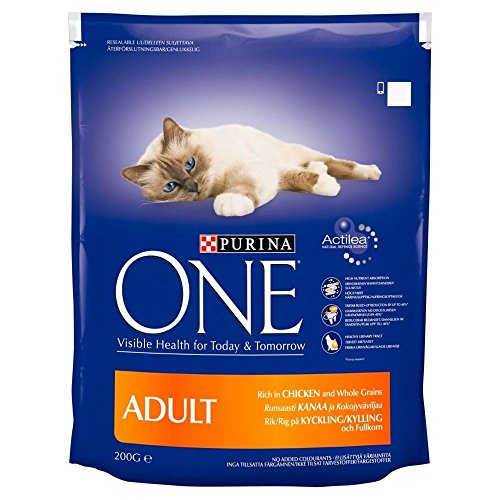 Preisvergleich Produktbild Purina One Adult Chicken Ganze Körner (200g) - Packung mit 6