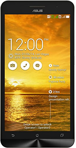 Asus Zen fone6Â A600CG 1g320ger Smartphone (Intel Atom Z2580, 2Â GHz, 15,2Â cm (6Â pollici), Touchscreen, 2Â GB RAM, 16Â GB eMMC, fotocamera da 13Â Megapixel, Android 4.3)
