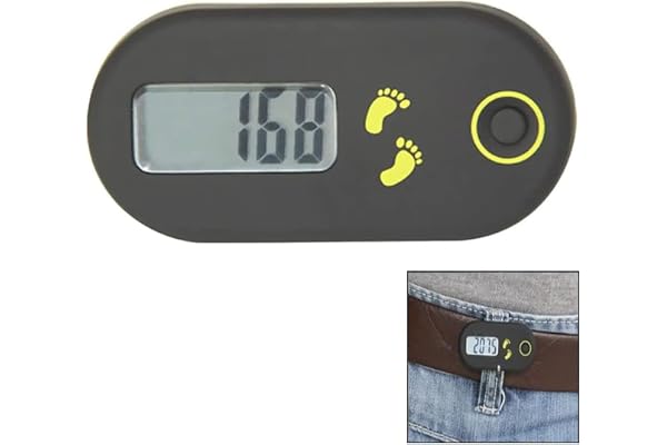 XLKJ Pedometer Bracelet, Meilleur Podometre, Podomètre Numérique 3D pour la Marche, Suivez Les Pas, Les Miles, pour Hommes, Femmes et Enfants