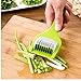 Produktbild Gemüse, Gewürz Schneider Scallion Chopper Grüne Zwiebel Küchenschneidwerkzeuge Aktenvernichter, Grün