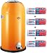 Produktbild Wesco Kickmaster 33-Liter Mülleimer orange + 56 Stück optimal passende Müllbeutel