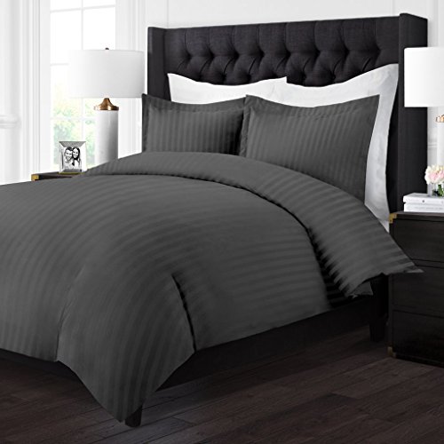 Beckham Hotel Collection - Juego de sábanas de microfibra cepillada, 4 piezas, hipoalergénicas y resistentes a las manchas con estampado en relieve