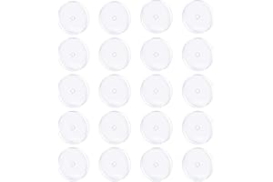 Decentraland 6pcs Clear Piercing Disc for Piercing Bump,Pressure Silicone Earrings for Keloids Healing Pads Belly Button Piercing Kit