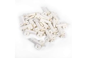 ZHUOLONG 20Pcs Kitchen Cabinet Door Stop Drawer Soft Quiet Close Closer Damper Buffers (White)
