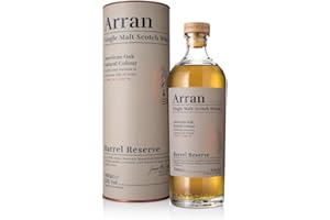 ARRAN - Barrel Reserve - Whisky Single Malt - Notes de Pommes & Cannelle - Origine : Écosse/Highlands-Arran - 43% Alcool - 70 cl