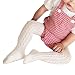 hibote Ultrathin Baby Pantyhose Girls Combed Cotton Tights Summer Anti-mosquito White/1-2Y