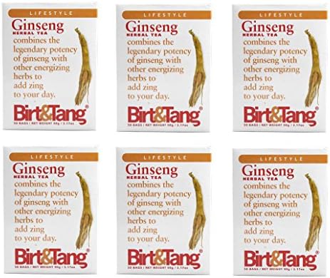Birt & Tang Ginseng Herbal Tea (Pack of 6)