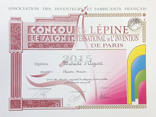 WcWunder antibakterielle Ersatz-Pads für die WC-Reinigungs-„Bürste“ ohne Borsten, DOPPEL-Set, schwarz - 5