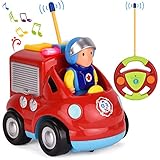 ✋ Sicherheit: Das Spielzeugauto mit Sirene hat keine scharfen Kanten oder verschluckbare Kleinteile