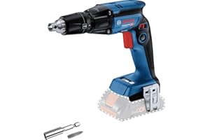 Bosch Professional 18 V System akumulatorowa wkrętarka do suchej zabudowy GTB 18V-45 (w zestawie 1 x końcówka wkrętakowa, 1 x klips do paska, 1 x uchwyt do bitów, bez akumulatora/ładowarki)