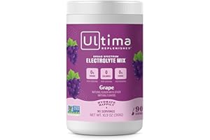 Ultima Health Products - Raisin de portions de poudre d'électrolyte 90 d'Ultima Replenisher - 10.8 oz.