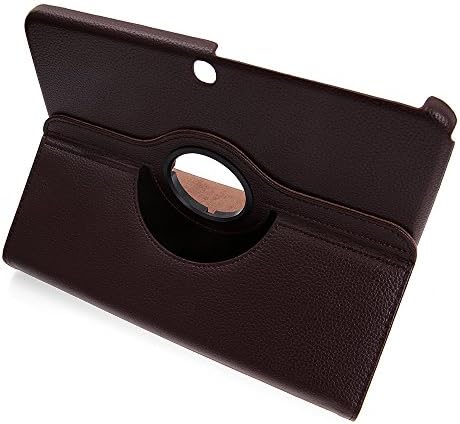Ego® Premium Tablet Case for Samsung Galaxy Tab 3 10.1 P5200 360 Degree Rotating Faux Leather Case Wallet Flip Case Cover with Stand Function für Tab 3 10.1 P5200 braun