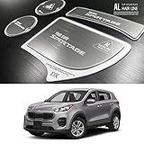 logo kia sportage 2018 Material: placa superior de anodización de aluminio + Hairline inferior base/, fabricado en Corea