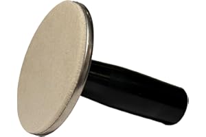 foodis Crepes Platte Reinigungsstempel Öler mit Kunststoffgriff & Edelstahlpad - Crepe Maker Zubehör waschbar & austauschbar - Crepe-Maker Stempel