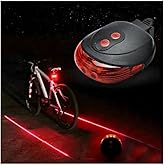 Mobee Lazer Şeritli 7 Fonksiyon 5 Ledli Stop Bisiklet Lamba