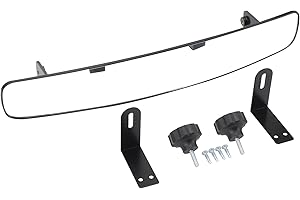 GOOFIT Amplio Espejo retrovisor Central reemplazo para Carrito de Golf UTV EZGO Club Cars