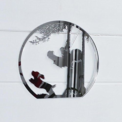 Suave Petal Child on Swing with Dog Acrylic Mirror 20cm x 18.5cm