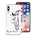 Produktbild CE-Link iPhone X Hülle Weiche Silikon Transparent Handyhülle Durchsichtig Schutzhülle Rotierendem Ring Ultra Dünn Slim Backcover mit Fingerhalterung Ständer Silicone TPU Bumper Crystal Kirstall Klar Clear Handy Tasche Schale Etui Weich Handytasche Kreative Motiv Muster für Apple iPhone X / iPhone 10 5.8 Zoll 2017 Case Cover - Federn und Buchstaben
