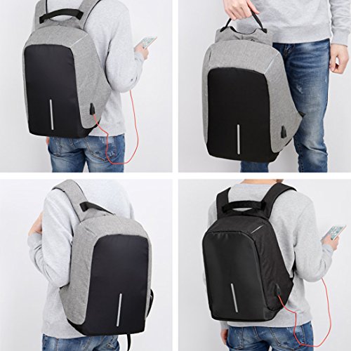 Fexkean Business Laptop Rucksack Backpack Anti-Diebstahl Notebook Bag Satchel School Bag 15 6 Inch Wasserdicht Daypack mit USB-Port Organizer f  r Her