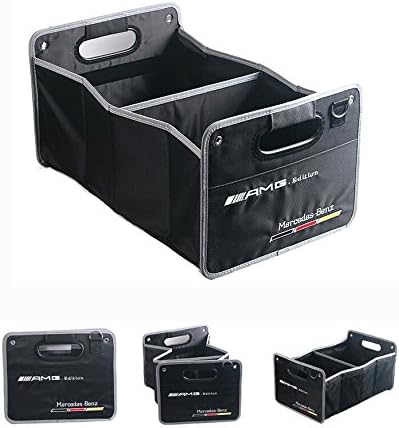 YND Car Trunk Storage Organizer Foldable Camping Bag Bin For Truck, Minivan &amp; SUV 51x26x32 cm
