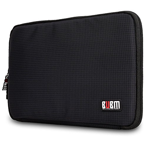 BUBM Tragbare Universal Electronics Zubehör Organizer, Travel Gear Organizer für Handys, USB-Kabel, Netz Banken, Kameras, Festplatte und Etc.by Senhai (Medium, Schwarz) - 3