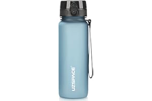‎UZSPACE UZSPACE Trinkflasche Kinder Auslaufsicher,Sport Kunststoff Trinkflasche 1l,800ml,500ml, Tritan & BPA-frei Sportflasche Kohlensäure Geeignet