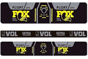 STAR SAM Adesivi compatibili con ammortizzatore bici Fox Float formance DPS EVOL 2021