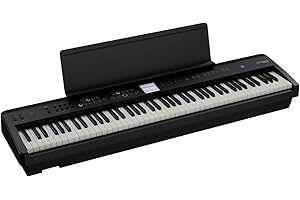 Roland FP-E50 Digital Piano | SuperNATURAL Piano & ZEN-Core Soundengine | 88 Tasten Hammermechanik-Tastatur | Professionelle Begleitautomatik | Mikrofoneingang mit Vocal-Harmonie-Effekten
