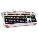 Produktbild Madgiga K400 Mechanische Gaming Tastatur Keyboard mit USB Kabel Bunte LED Hintergrundbeleuchtung Kompatibel mit Win XP, Vista, Win7 und Win8 usw. Schwarz