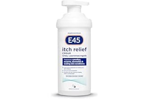 E45 Dermatological Itch Relief Cream, Moisturising Dual Action Treatment for Itchy and Irritated Skin, 500g