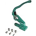 Green Machine Rivet Press,10mm Grommets Eyelets with Punch Eyelet Machine Hand Press Grommet Machine 3 Die Machine Eyelet Hole Punch Tool Kit for Fabric Tarps Bags Curtains