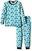 Maxomorra Unisex Baby WI5B-M090 Long Sleeve Penguin Blue 86/92 Animal Print Pyjama Set, Black (Black/Blue), 18-24 Months (Manufacturer Size:86/92)