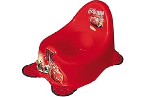 PLASTOREX keeeper Cars Babytopf, Ab ca. 18 Monate bis ca. 3 Jahre, Anti-Rutsch-Funktion, Adam, Rot