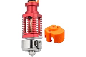 HOCENWAY Aggiornamento Red Lizard k1 V6 Hotend placcato rame ugello blocco compatibile con CR10 Ender 3 V2 Pro Ender 5 Voron 2.4 0.1 Prusa I3 MK3s Titan DDB estrusore stampante 3D