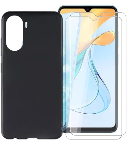 BUNAL Cover per ZTE Blade A72s (6.75) + Vetro Temperato (2 pezzi