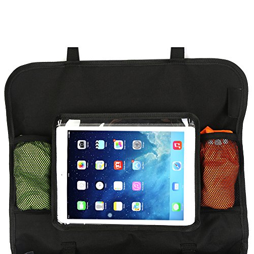 Auto Rückenlehnenschutz– Intipal Rücksitztasche Rücksitz Organizer Rückenlehnentasche mit iPad-Fach Wasserdicht 1 Stück (Löwe) - 6