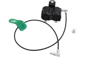 HangTon XLR Audio Box dla RED Komodo-X V-Raptor XL, ARRI Alexa Mini, Z CAM E2 M4 F6 Kamera 2-liniowe wejście poziomowe, Mini 5-pinowe do XLR 3-pinowe
