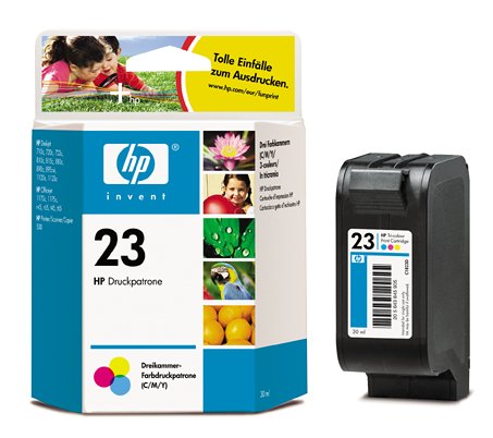 Preisvergleich Produktbild HP C1823DE Tintenpatrone Nr. 23 mehrfarbig (620 Seiten)