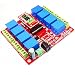 Rdl 8 Channel Relay Board 12V-Bluetooth IC ULN2803 driver TTL O/P LED indication RS.1250.00