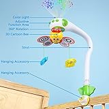 Peradix Baby Musikmobile Bettklingel Bett Hänger Musical Aufleuchten Musik 3D Biene - 2