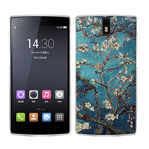 Funda OnePlus One - Fubaoda - 3D Realzar  cl  sico de la flor Patr  n  Gel de Silicona TPU  Fina  Flexible  Resistente a los ara  azos en su parte trasera  Amortigua los golpes  funda protectora anti-golpes para OnePlus One  1 1 