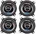 (2) Pairs of Alpine SPS-410 4 2 Way Car Speakers Totaling 560 Watt Peak / 180 Watt RMS RS.15443.00