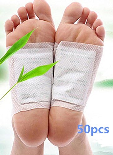 Foot Detox Patches- Remove Body Toxins Weight Loss Stress Relief Patches Detoxify Toxins Adhesive Keeping Fit Health Care (50)