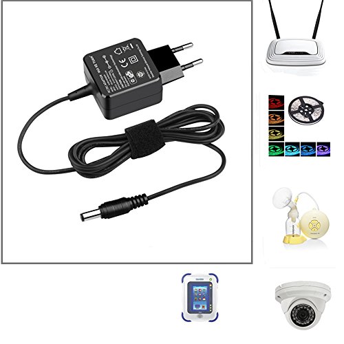 [TUV GS LISTED] HUIKEYUAN Netzteil 9V 2A 18W Ladegerät Ladekabel AC Adapter, AC to DC Converter 5.5*2.5mm - 6