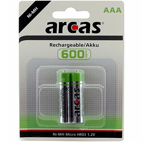 Preisvergleich Produktbild arcas 2 NI-MH Akkus Batterien Micro AAA