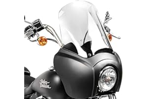 CRAFTRIDE Carenage MG5 pour Harley Dyna Low Rider, Street Bob Noir Mat-Clair