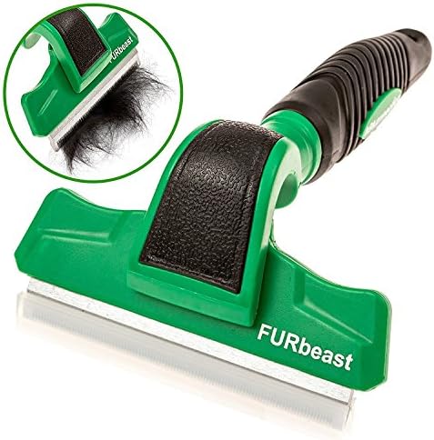 k9konnection The FURbeast Deshedding Brush & Pet Grooming Tool For Small, Medium & Large Dogs Or Cats With Long Or Short Hair - Effectively Reduces Undercoat Shedding By 90% With 4 Inch Blade