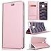 Produktbild SMART LEGEND Lederhülle für Huawei P10 Lite Ledertasche Hülle Rosegold Schutzhülle Premium PU Leder Flip Case Protective Cover Innere Transparent Weiche Silikon Bookcase Handy Tasche Schale mit Magnet und Karteneinschub Standfunktion Etui